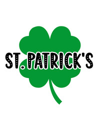 St Patricks Day typography design on plain white transparent isolated background for card, shirt, hoodie, sweatshirt, apparel, tag, mug, icon, poster or badge