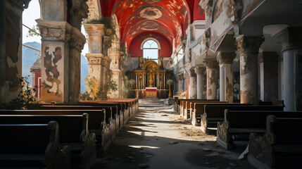 interior of the church of the holy sepulchre city