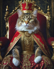 le roi de la maison : le chat - 749538031