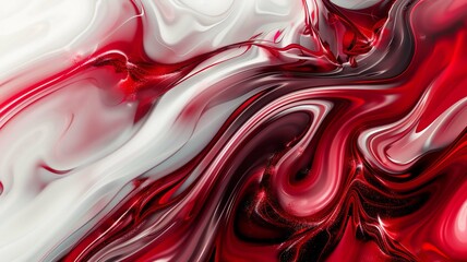 white , red and black wave abstract background