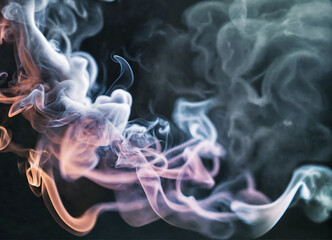 Realistic smoke background illustration