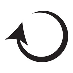 repeat arrow button, refresh icon, circle arrow, rotation sign