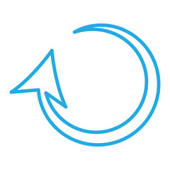 repeat arrow button, refresh icon, circle arrow, rotation sign