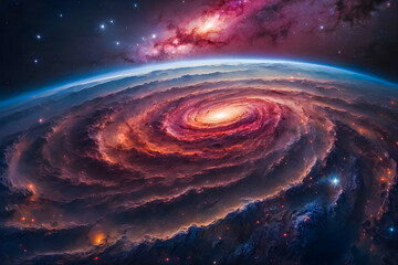A beautiful spiral galaxy in space Generative AI image
space, galaxy, star, nebula, sky, universe,...