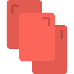 Red Card Vector Flat Icon