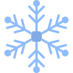 snowflake flat icon