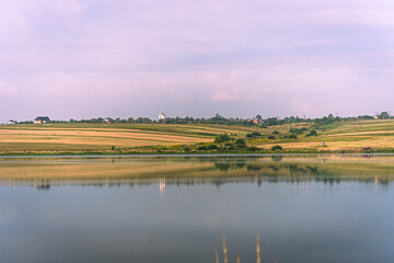 sunset in the mountains