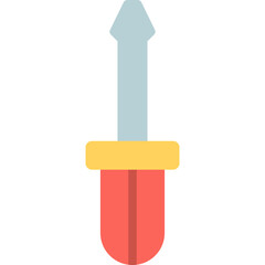 Screwdriver Vector Flat Icon