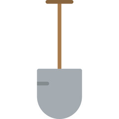 Shovel Vector Flat Icon