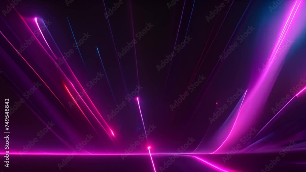 Aufkleber dark background with bright lights and lines generative ai
