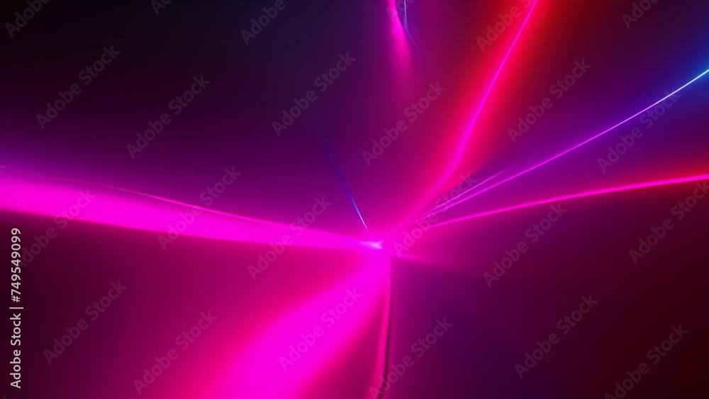 Poster vibrant colorful background with dynamic lines and lights generative ai