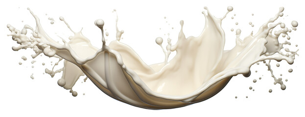 Splash of milk or cream, cut out 