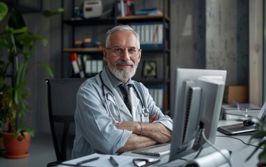 Professional Healthcare: Doctor at Workplace