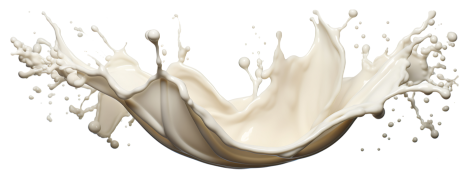 Splash of milk or cream, cut out 