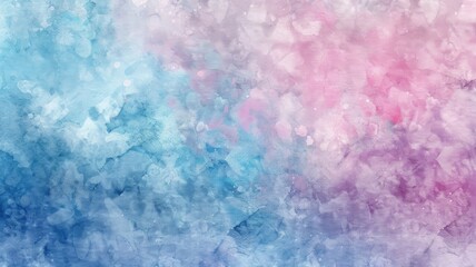 Abstract blue and pink textured background - Evocative of cold and warm tones clashing, this textured watercolor art invokes a sense of blending opposites