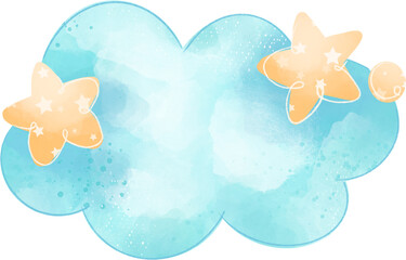 cartoon cute sticker for notes on a white background