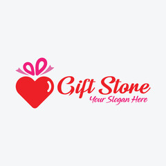 gift shop logo design vector