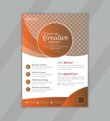 Corporate flyer design template