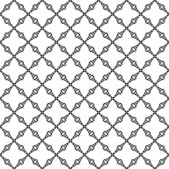 Abstract geometric black and white hipster fashion pillow pattern