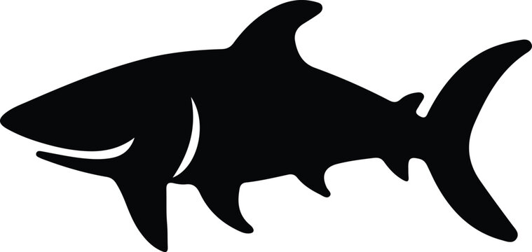 recommend clip art: cookiecutter shark silhouette