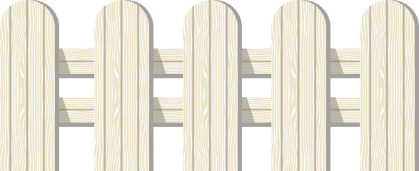 White Wooden Fence