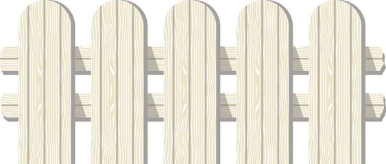 White Wooden Fence