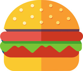 Colorful Hamburger menu icon vector illustration design