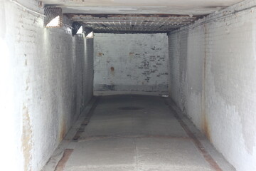 Old concrete tunnel.