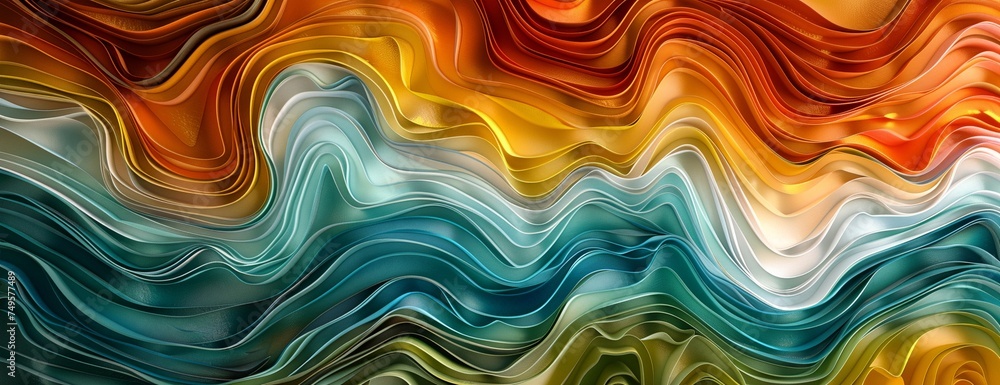 Wall mural a colorful abstract background