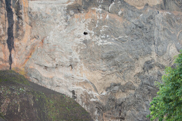 Ruins of Sigiriya Rock Castle, Sri Lanka.