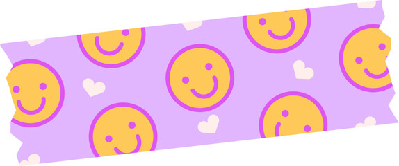 Smile Face Washi Tape