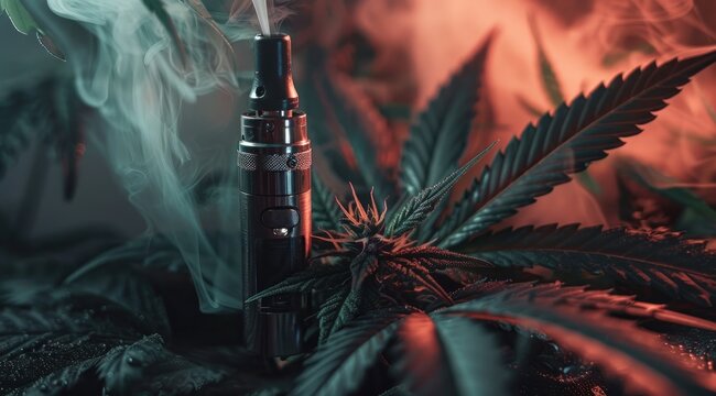 Cigarette &eacute;lectronique, vapoteuse, cannabis m&eacute;dical et CBD.
