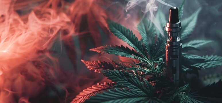 Cigarette &eacute;lectronique, vapoteuse, cannabis m&eacute;dical et CBD.