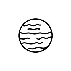 Outline Simple Planet Icon