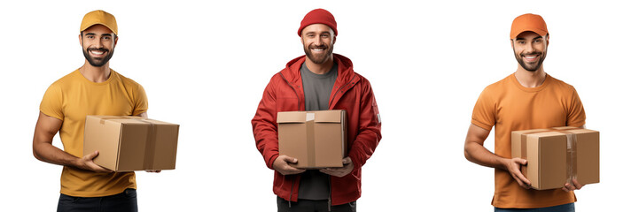 Bell boy on transparent background