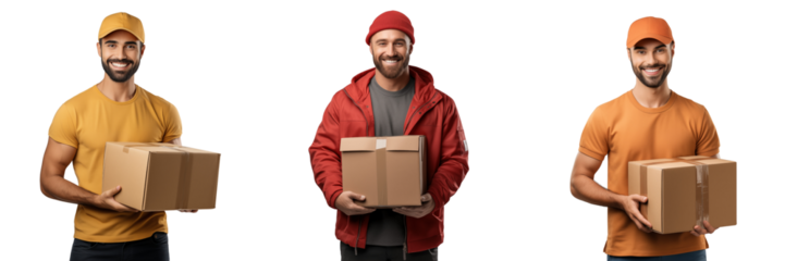 Bell boy on transparent background