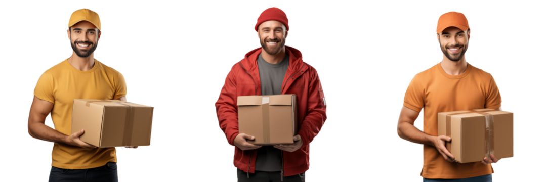 Bell boy on transparent background