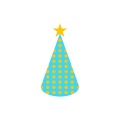 Vector Birthday Hat Icon