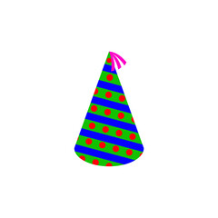 Vector Birthday Hat Icon