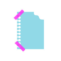 Vector Sticky Note Paper