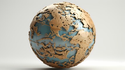 Earth globe model