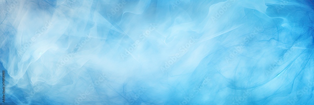 Poster light blue texture of hand-drawn paper background with copy space for text or image. cold