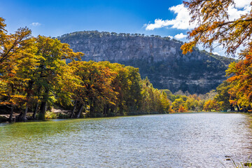 Autumn in Texas along the Frio River.