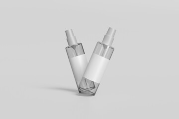 Front View Perfume Bottle Mockup for showcasing your design clients
