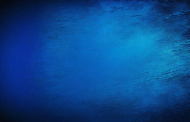 Obraz premium grunge background with effect, fiber bluish blue and dark blue dark background. Color gradient. Light spot. Matte, shimmer. Brushed, rough, grainy, rough surface for placing products and websites, art