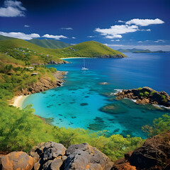 Panoramic Bliss: Serenity of the British Virgin Islands – A Picturesque Landscape of TradeWinds Life