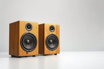 audio speaker isolated on white background