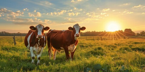 cows in the pasture Generative AI