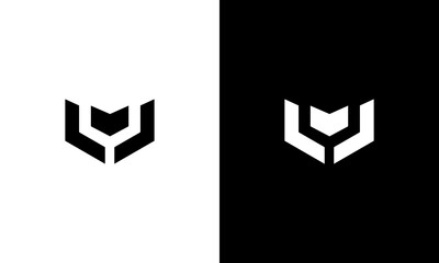 initial Y monogram logo design vector