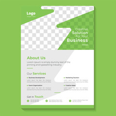 Business conference flyer template or online live webinar and corporate Business flyer, leaflet, poster layout, Business Brochure template design